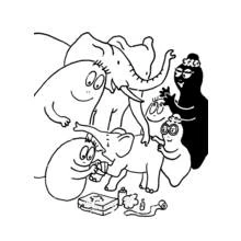 Coloriage Barbapapa (Dessins animés et séries animées) #36463 à imprimer et colorier