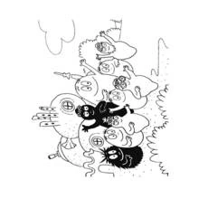 Coloriage Barbapapa (Dessins animés et séries animées) #36475 à imprimer et colorier
