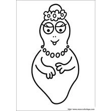 Dessin à colorier: Barbapapa (Dessins animés et séries animées) #36504 - Coloriages à Imprimer Gratuits