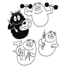 Coloriage Barbapapa (Dessins animés et séries animées) #36510 à imprimer et colorier