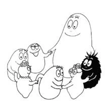 Dessin à colorier: Barbapapa (Dessins animés et séries animées) #36532 - Coloriages à Imprimer Gratuits