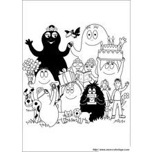 Dessin à colorier: Barbapapa (Dessins animés et séries animées) #36577 - Coloriages à Imprimer Gratuits