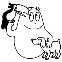 Dessin à colorier: Barbapapa (Dessins animés et séries animées) #36621 - Coloriages à Imprimer Gratuits