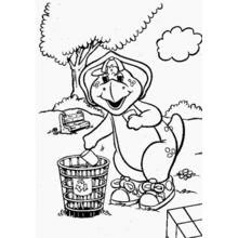 Dessin à colorier: Barney et ses amis (Dessins animés et séries animées) #40916 - Coloriages à Imprimer Gratuits