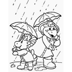 Dessin à colorier: Barney et ses amis (Dessins animés et séries animées) #40919 - Coloriages à Imprimer Gratuits