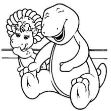 Dessin à colorier: Barney et ses amis (Dessins animés et séries animées) #40923 - Coloriages à Imprimer Gratuits