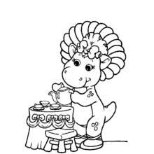 Dessin à colorier: Barney et ses amis (Dessins animés et séries animées) #40925 - Coloriages à Imprimer Gratuits