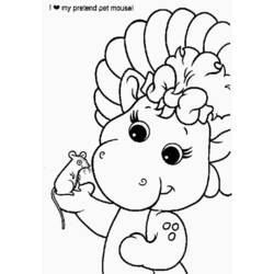 Dessin à colorier: Barney et ses amis (Dessins animés et séries animées) #40940 - Coloriages à Imprimer Gratuits