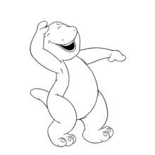 Dessin à colorier: Barney et ses amis (Dessins animés et séries animées) #40945 - Coloriages à Imprimer Gratuits