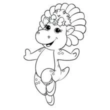 Dessin à colorier: Barney et ses amis (Dessins animés et séries animées) #40952 - Coloriages à Imprimer Gratuits