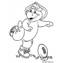 Dessin à colorier: Barney et ses amis (Dessins animés et séries animées) #40969 - Coloriages à Imprimer Gratuits