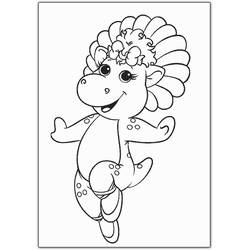 Dessin à colorier: Barney et ses amis (Dessins animés et séries animées) #40970 - Coloriages à Imprimer Gratuits