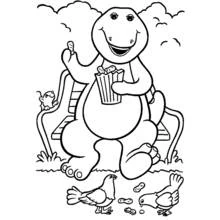 Dessin à colorier: Barney et ses amis (Dessins animés et séries animées) #40978 - Coloriages à Imprimer Gratuits