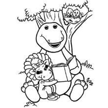 Dessin à colorier: Barney et ses amis (Dessins animés et séries animées) #40997 - Coloriages à Imprimer Gratuits