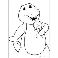 Dessin à colorier: Barney et ses amis (Dessins animés et séries animées) #41070 - Coloriages à Imprimer Gratuits
