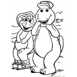 Dessin à colorier: Barney et ses amis (Dessins animés et séries animées) #41076 - Coloriages à Imprimer Gratuits