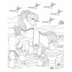 Dessin à colorier: Bella Sara (Dessins animés et séries animées) #209676 - Coloriages à Imprimer Gratuits