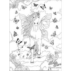 Dessin à colorier: Bella Sara (Dessins animés et séries animées) #41299 - Coloriages à Imprimer Gratuits