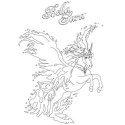 Dessin à colorier: Bella Sara (Dessins animés et séries animées) #41303 - Coloriages à Imprimer Gratuits
