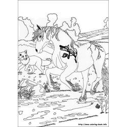Dessin à colorier: Bella Sara (Dessins animés et séries animées) #41306 - Coloriages à Imprimer Gratuits