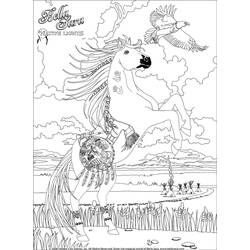 Dessin à colorier: Bella Sara (Dessins animés et séries animées) #41319 - Coloriages à Imprimer Gratuits