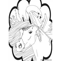 Dessin à colorier: Bella Sara (Dessins animés et séries animées) #41331 - Coloriages à Imprimer Gratuits