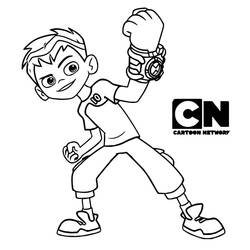 Coloriage Ben 10 (Dessins animés et séries animées) #184724 à imprimer et colorier