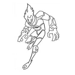 Coloriage Ben 10 (Dessins animés et séries animées) #184727 à imprimer et colorier