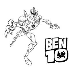 Coloriage Ben 10 (Dessins animés et séries animées) #184733 à imprimer et colorier