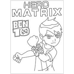 Coloriage Ben 10 (Dessins animés et séries animées) #184734 à imprimer et colorier