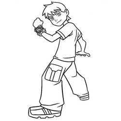 Coloriage Ben 10 (Dessins animés et séries animées) #184744 à imprimer et colorier