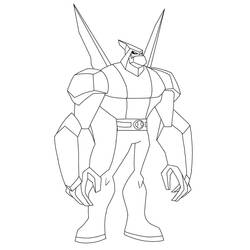 Coloriage Ben 10 (Dessins animés et séries animées) #184750 à imprimer et colorier