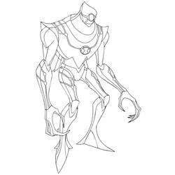 Coloriage Ben 10 (Dessins animés et séries animées) #184755 à imprimer et colorier