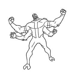 Coloriage Ben 10 (Dessins animés et séries animées) #184757 à imprimer et colorier