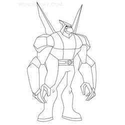 Coloriage Ben 10 (Dessins animés et séries animées) #184767 à imprimer et colorier