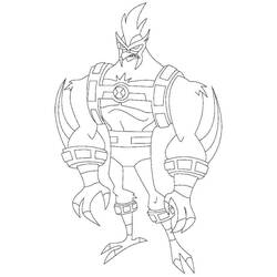 Coloriage Ben 10 (Dessins animés et séries animées) #184769 à imprimer et colorier