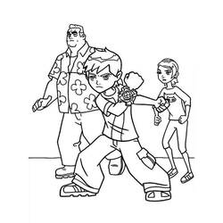 Coloriage Ben 10 (Dessins animés et séries animées) #184773 à imprimer et colorier