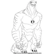 Dessin à colorier: Ben 10 (Dessins animés et séries animées) #40401 - Coloriages à Imprimer Gratuits