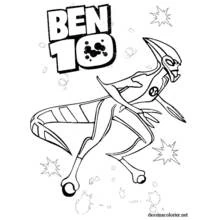 Dessin à colorier: Ben 10 (Dessins animés et séries animées) #40435 - Coloriages à Imprimer Gratuits