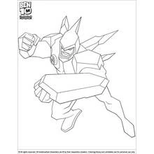 Dessin à colorier: Ben 10 (Dessins animés et séries animées) #40481 - Coloriages à Imprimer Gratuits