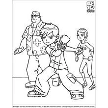 Dessin à colorier: Ben 10 (Dessins animés et séries animées) #40504 - Coloriages à Imprimer Gratuits