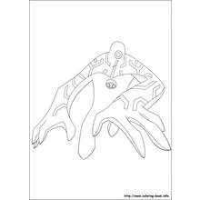 Dessin à colorier: Ben 10 (Dessins animés et séries animées) #40517 - Coloriages à Imprimer Gratuits