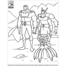 Dessin à colorier: Ben 10 (Dessins animés et séries animées) #40525 - Coloriages à Imprimer Gratuits