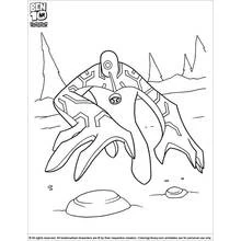 Dessin à colorier: Ben 10 (Dessins animés et séries animées) #40551 - Coloriages à Imprimer Gratuits