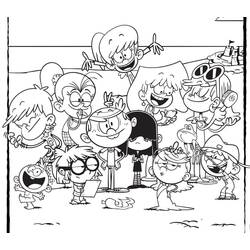 Dessin à colorier: Bienvenue chez les Loud (Dessins animés et séries animées) #184864 - Coloriages à Imprimer Gratuits