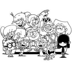 Dessin à colorier: Bienvenue chez les Loud (Dessins animés et séries animées) #184866 - Coloriages à Imprimer Gratuits