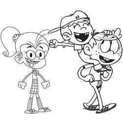 Dessin à colorier: Bienvenue chez les Loud (Dessins animés et séries animées) #184867 - Coloriages à Imprimer Gratuits