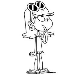 Dessin à colorier: Bienvenue chez les Loud (Dessins animés et séries animées) #184875 - Coloriages à Imprimer Gratuits