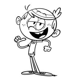 Dessin à colorier: Bienvenue chez les Loud (Dessins animés et séries animées) #184878 - Coloriages à Imprimer Gratuits