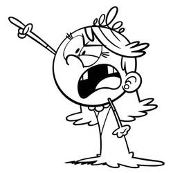 Dessin à colorier: Bienvenue chez les Loud (Dessins animés et séries animées) #184882 - Coloriages à Imprimer Gratuits